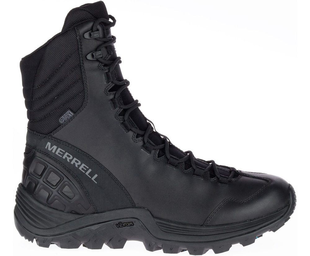 Botas Homem - Merrell Thermo Rogue Tactical Waterproof Ice+ - Pretas - NRI490372
